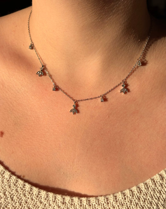 Collier Jasmine Argent