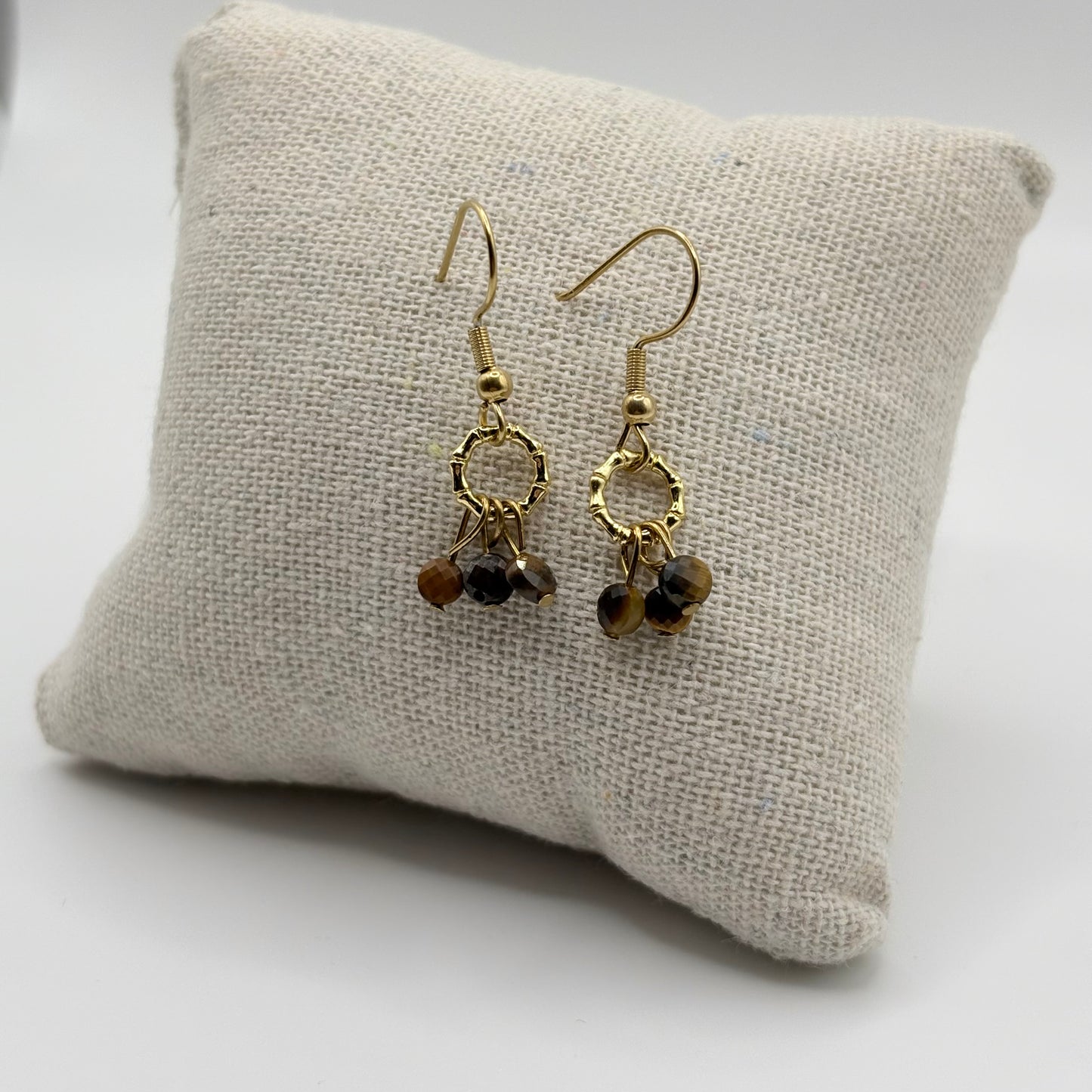 Boucles d’oreilles pierres naturelles