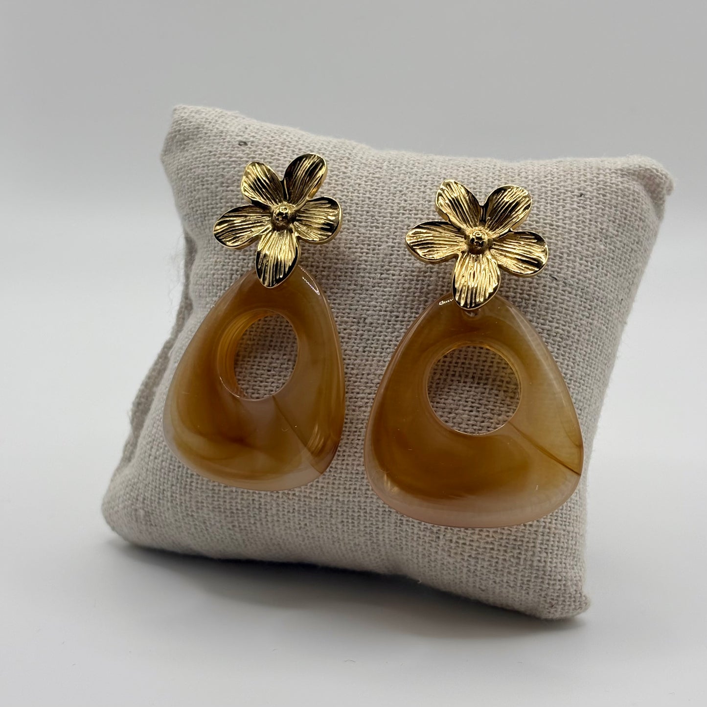 Boucles d’oreilles Ambre