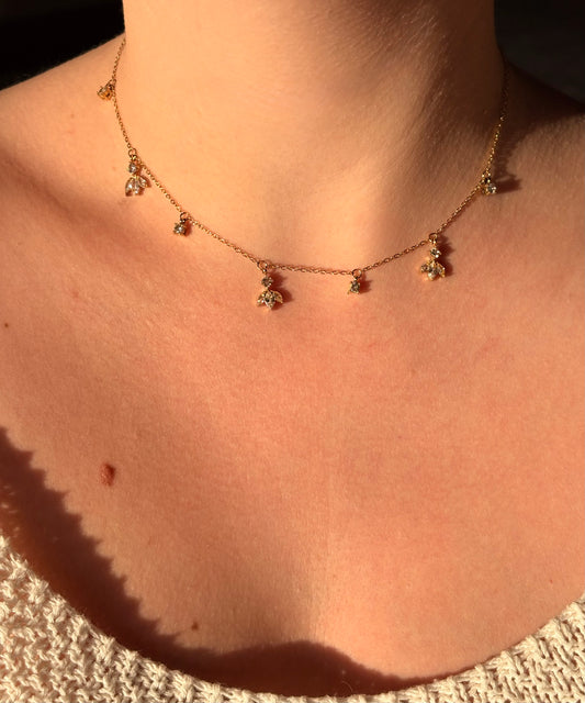 Collier Jasmine Or
